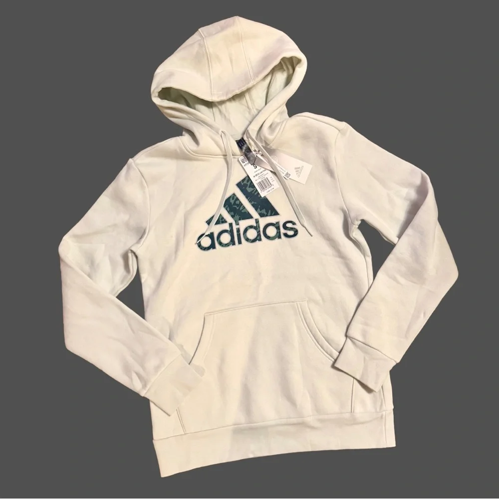 ⭐️Adidas Women's Cream Camo Hoodie Size Small NWT - Picture 1 of 7
